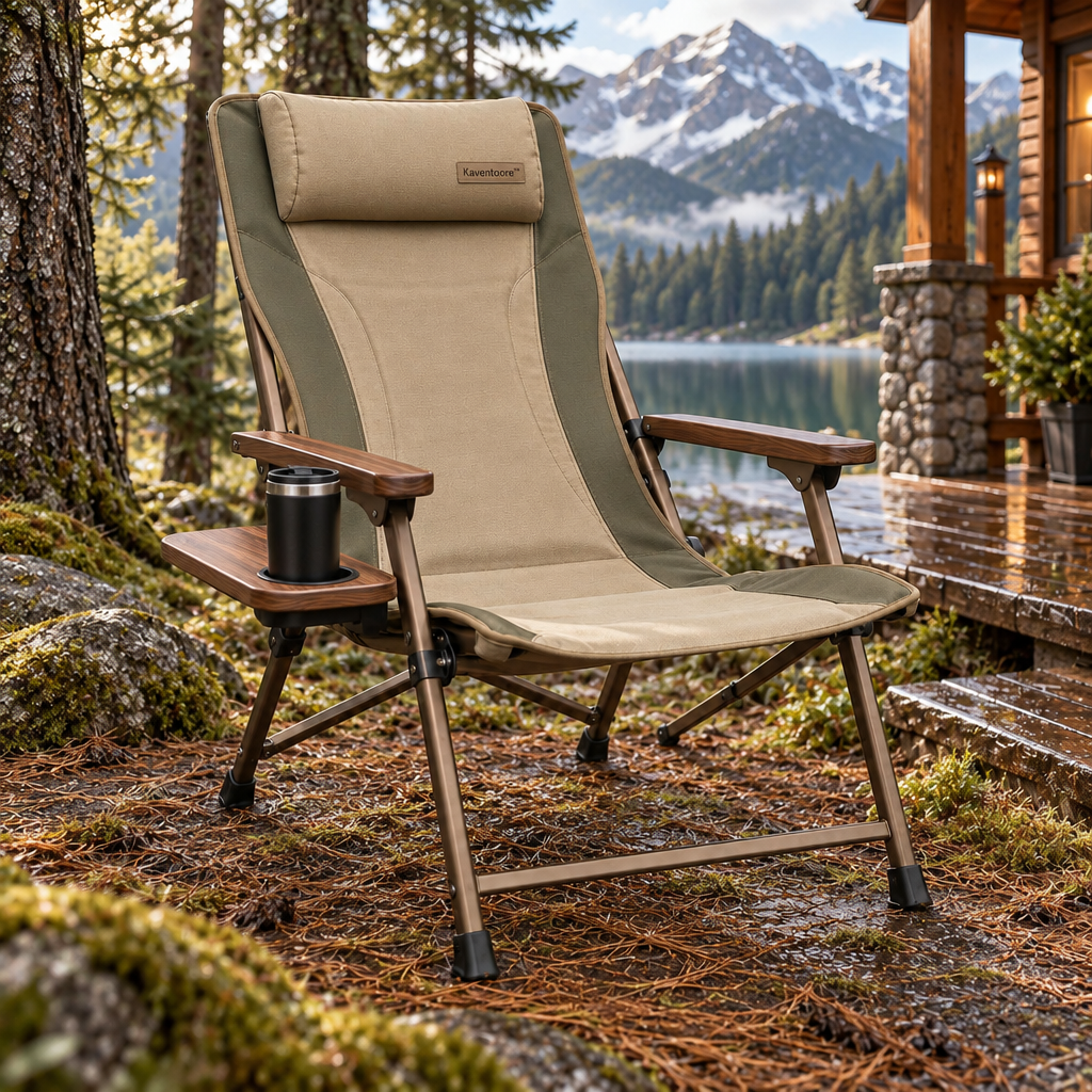 Kaventoore™ TimberRest Ergonomic Camp Chair